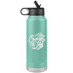 Coolest Dad 32oz Water Bottle Insulated