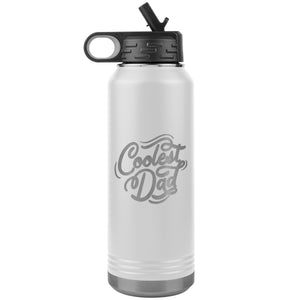 Coolest Dad 32oz Water Bottle Insulated