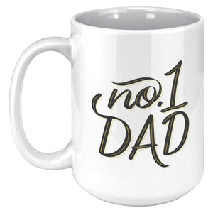 No. 1 Dad 15oz Accent Mug