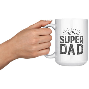 Super Dad 15oz White Mug