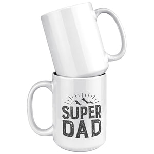 Super Dad 15oz White Mug